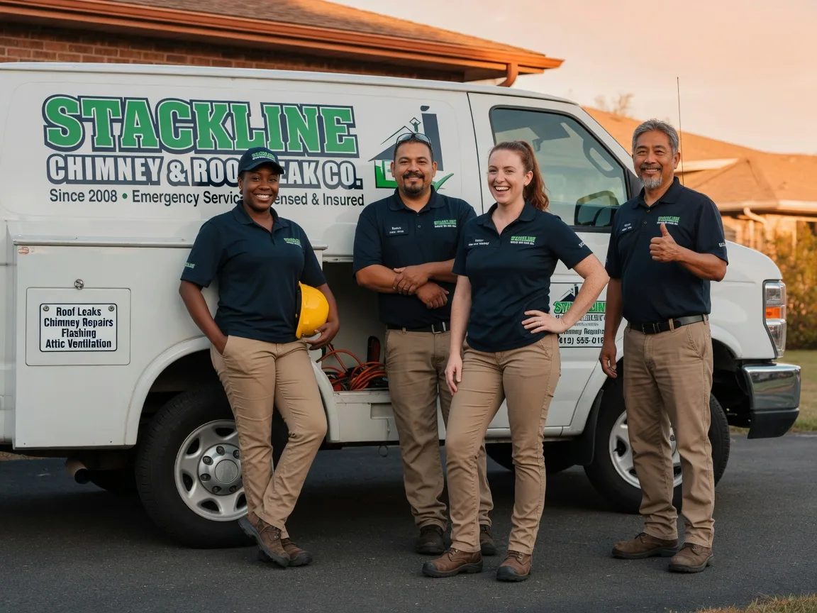 Chimney flashing repair company in Thurston, OH
